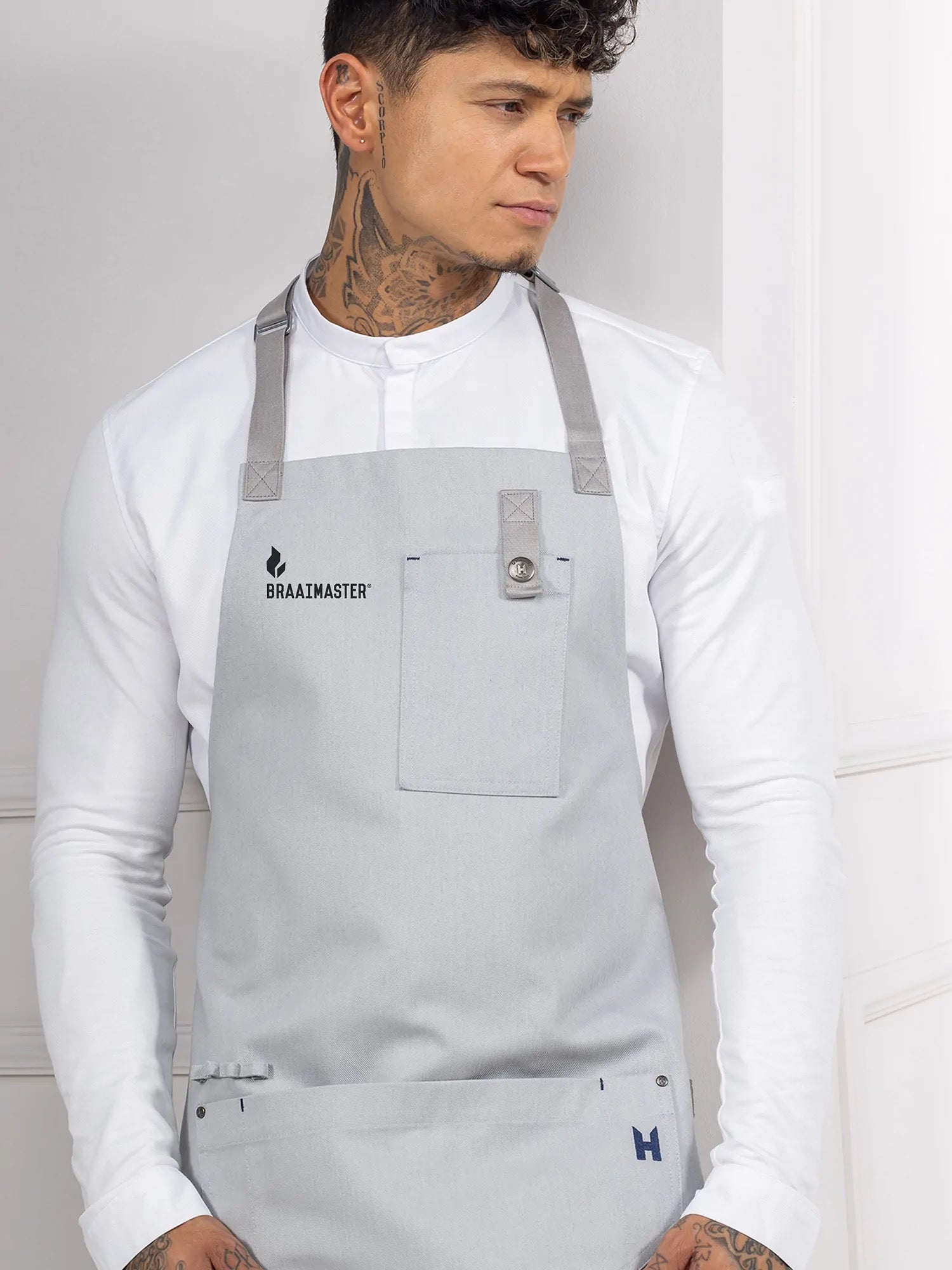 Braaimaster apron Heavy Gray