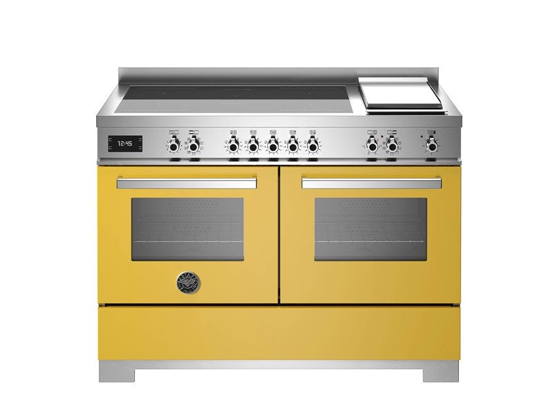 Bertazzoni 120 cm induction top + griddle, electric double oven Professional Series