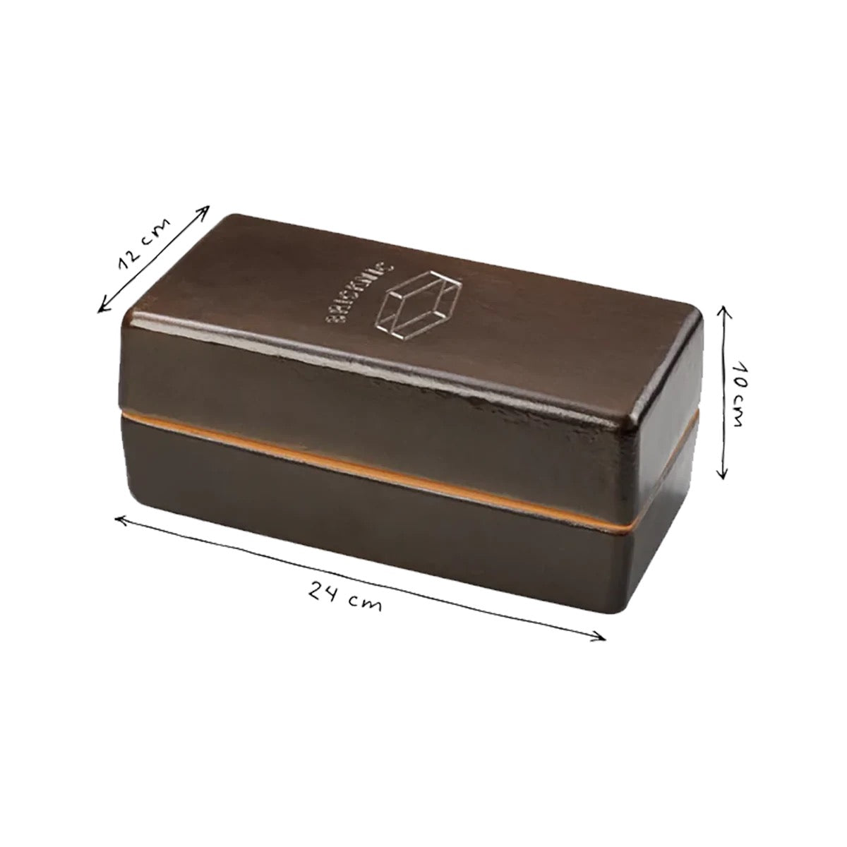 Braaimaster Bricknic Cooking Stone ‘Brick’ black