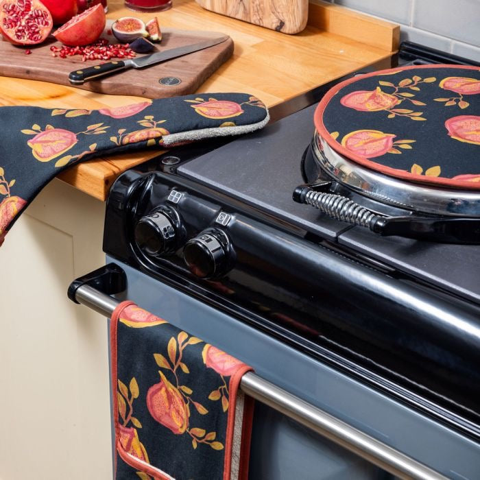 AGA Pomegranate Black Tea Towel