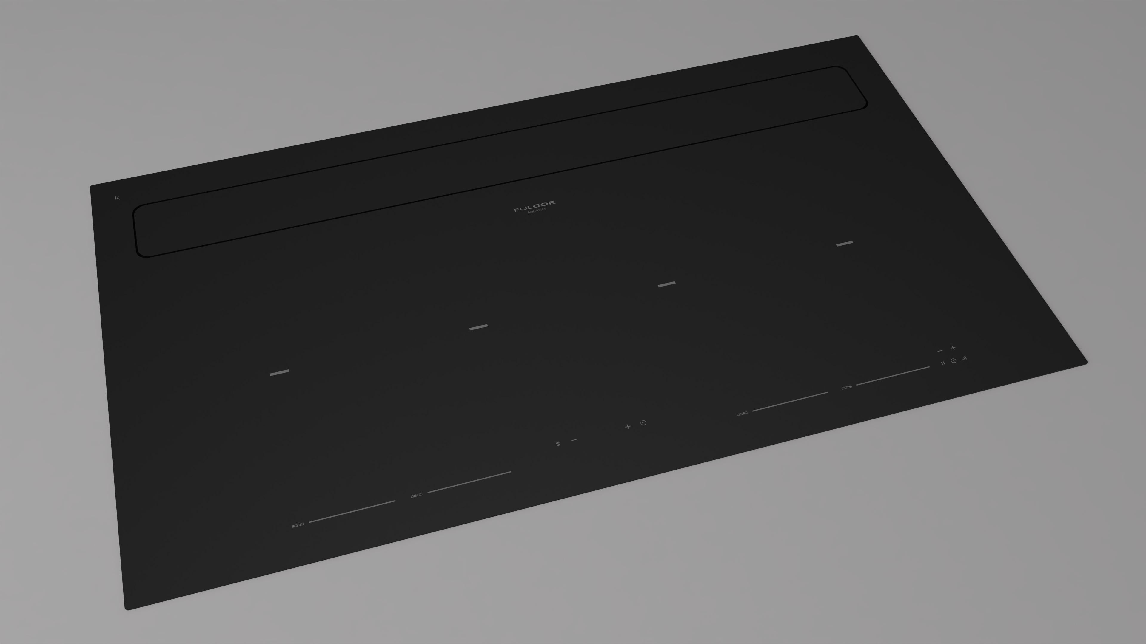 Fulgor Milano 90cm Aria Induction Hob with rear venting - FCLHD 9041 HID TS BK2