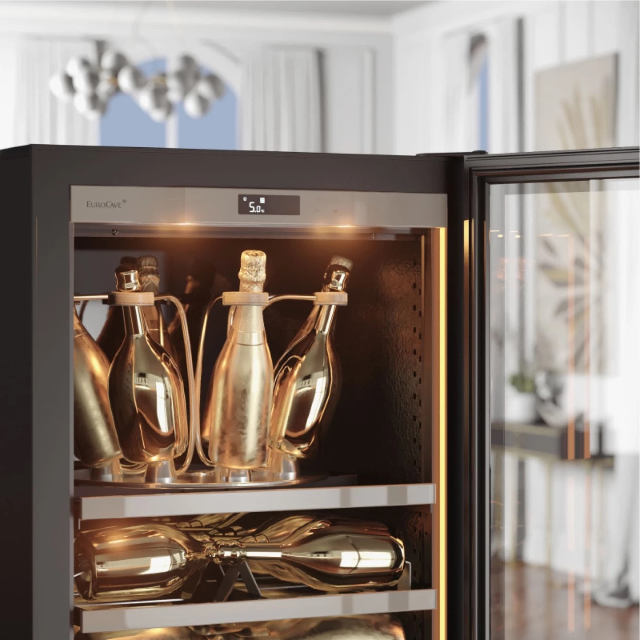 EuroCave Large champagne cabinet, 1 temperature