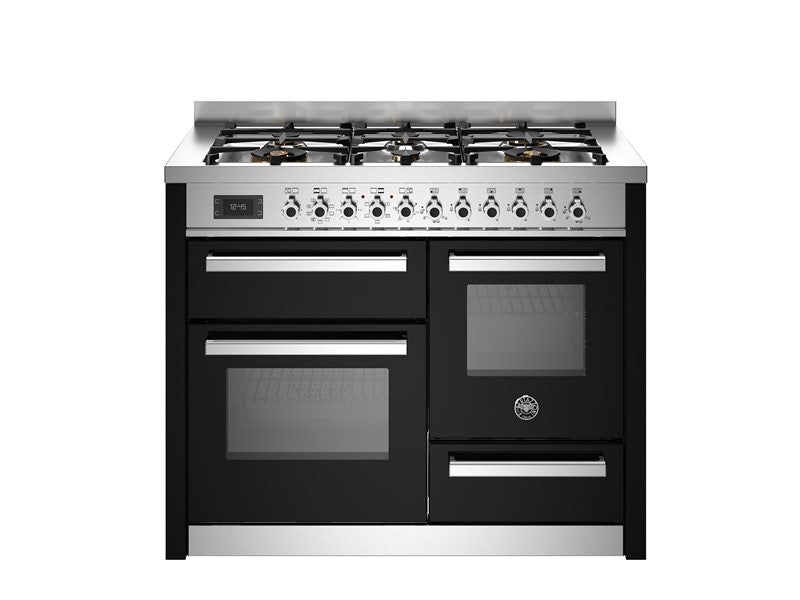 Bertazzoni 110 cm 6-burner electric triple oven Professional Series
