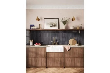 Whitebirk Reeded Lostock Fireclay Kitchen Sink