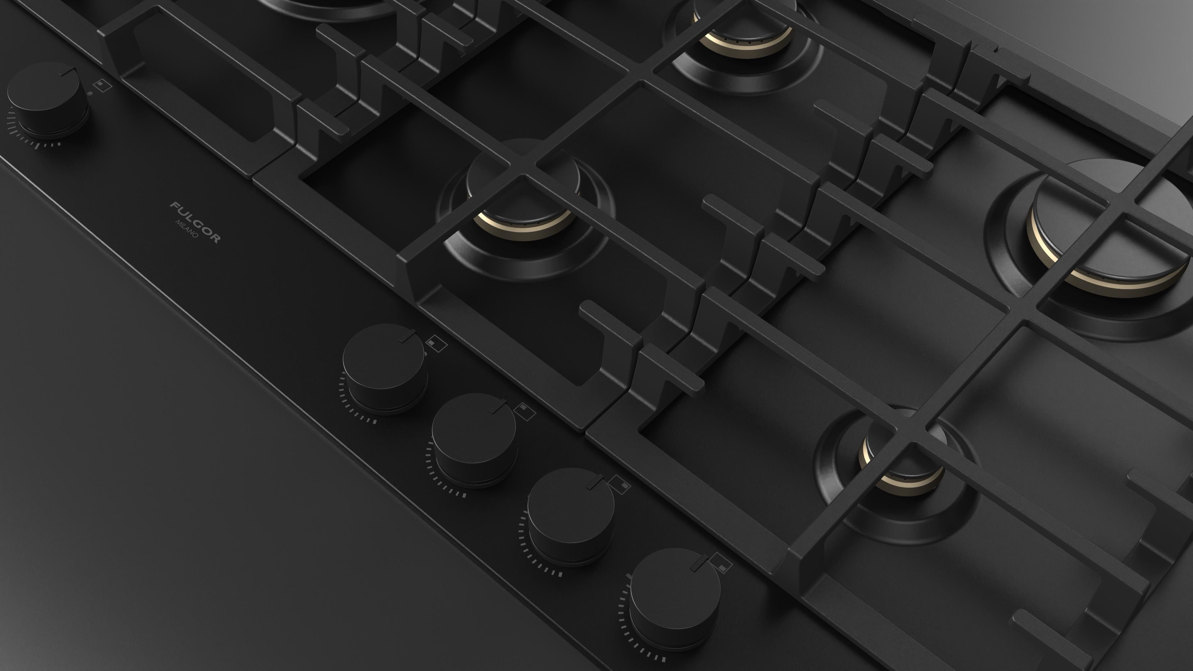 Fulgor Milano Urbantech 90cm Gas Hob - FUH 905 G DWK MBK
