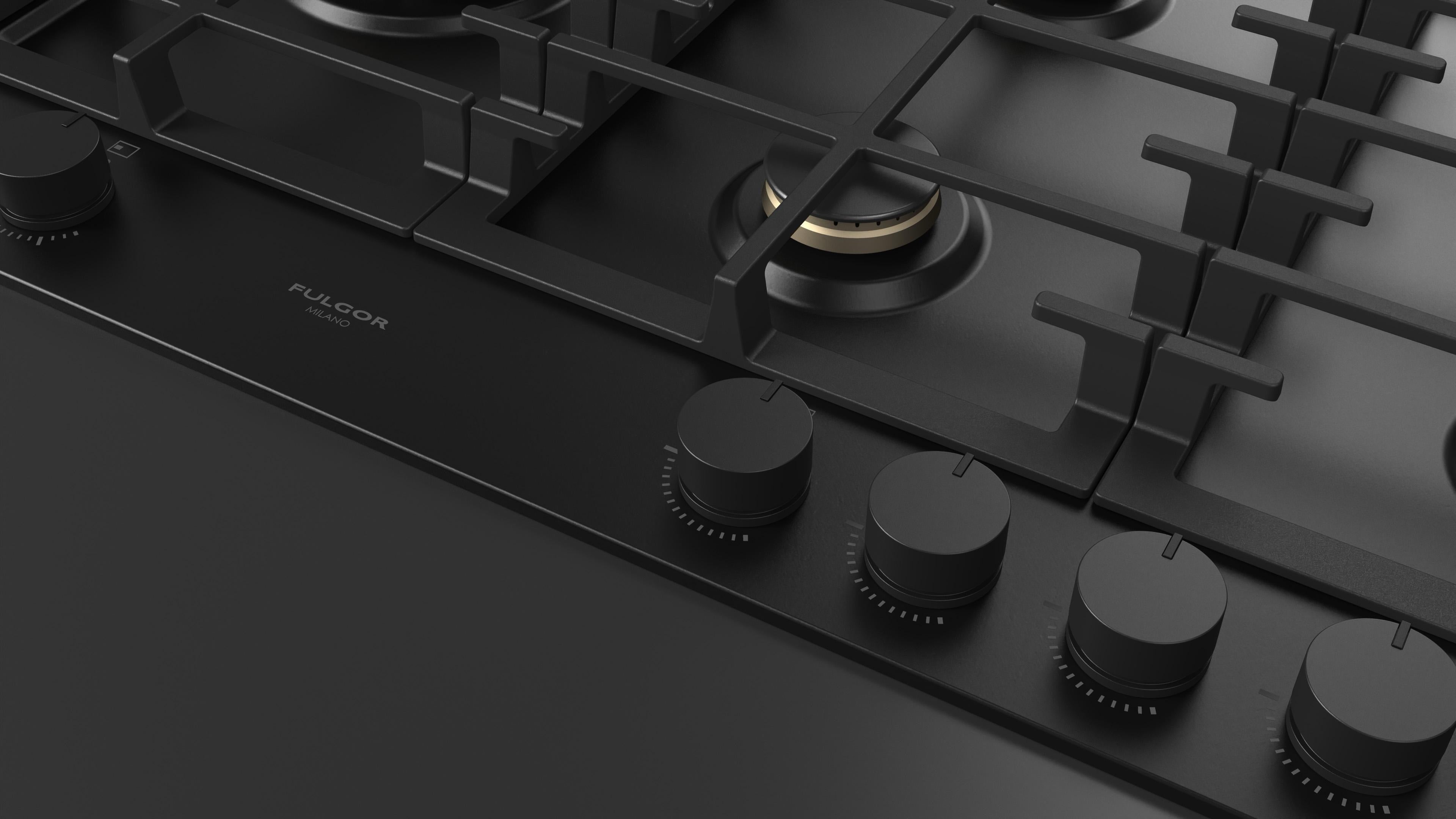 Fulgor Milano Urbantech 90cm Gas Hob - FUH 905 G DWK MBK