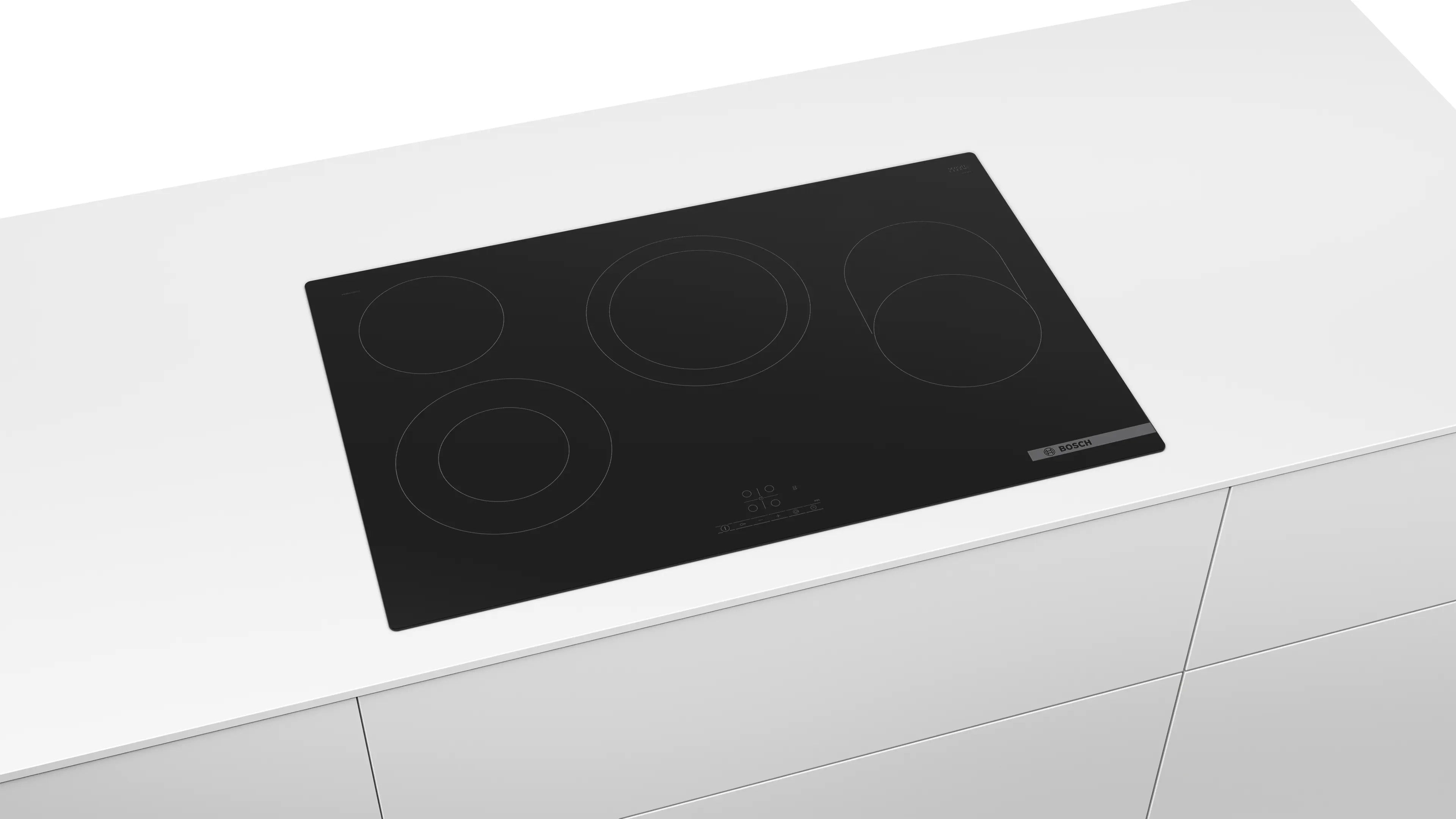 Bosch Series 4 Electric hob 80 cm surface mount without frame - PKH811BB1D