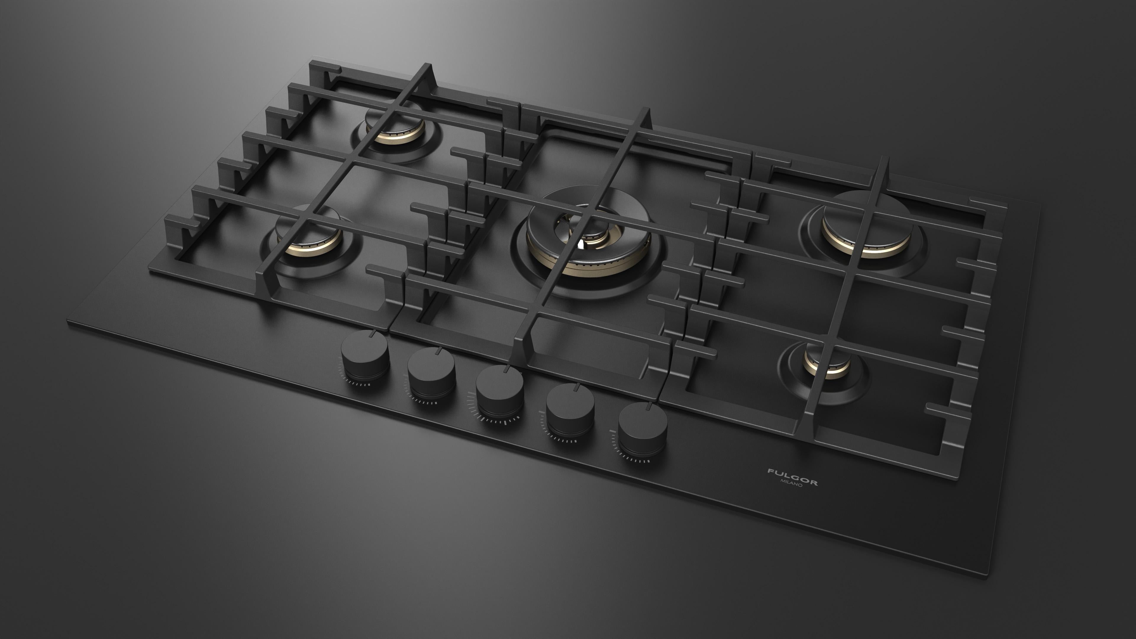 Fulgor Milano Urbantech 90cm Gas Hob - FUH 9041 G DWK MBK