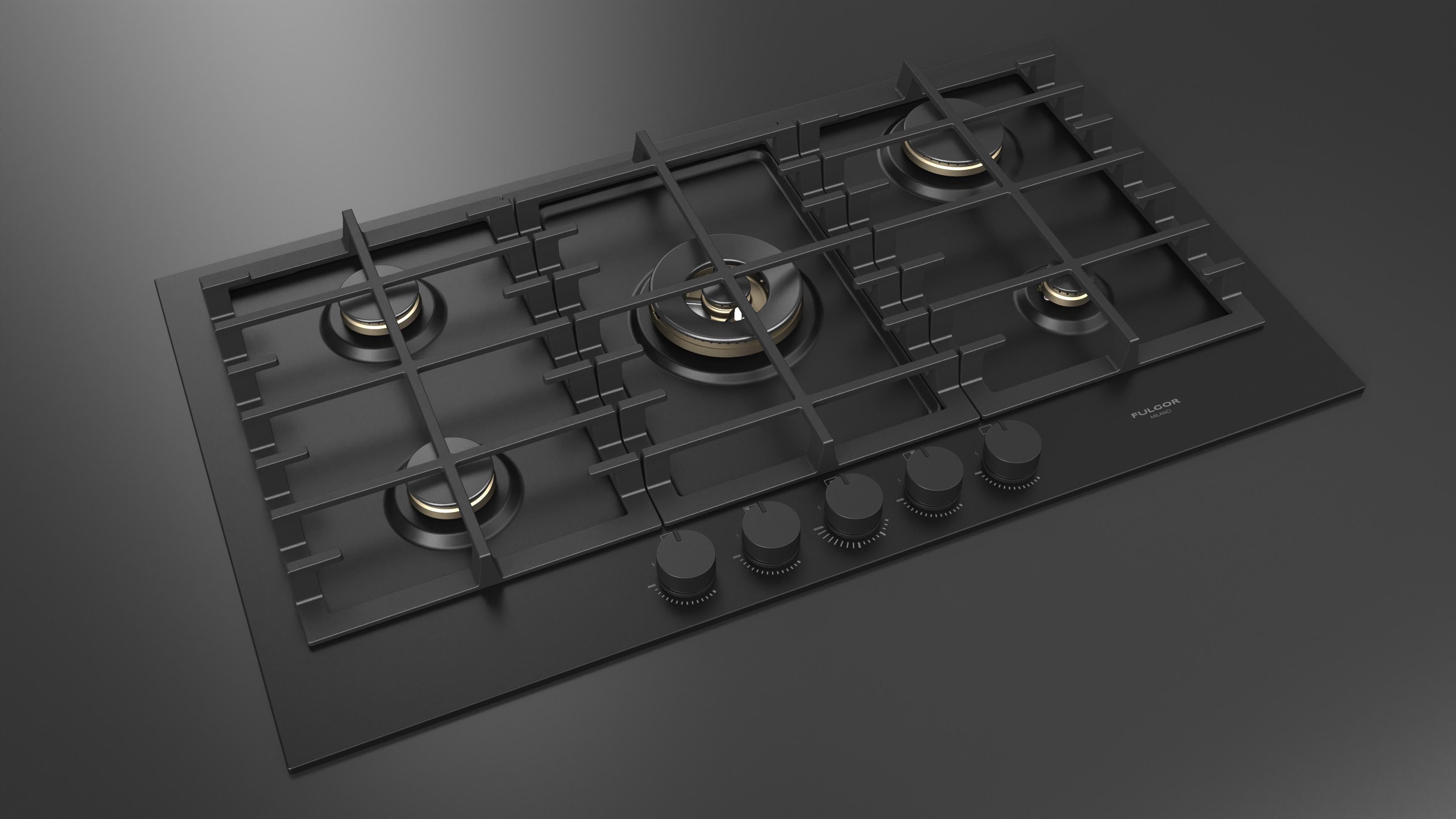 Fulgor Milano Urbantech 90cm Gas Hob - FUH 9041 G DWK MBK