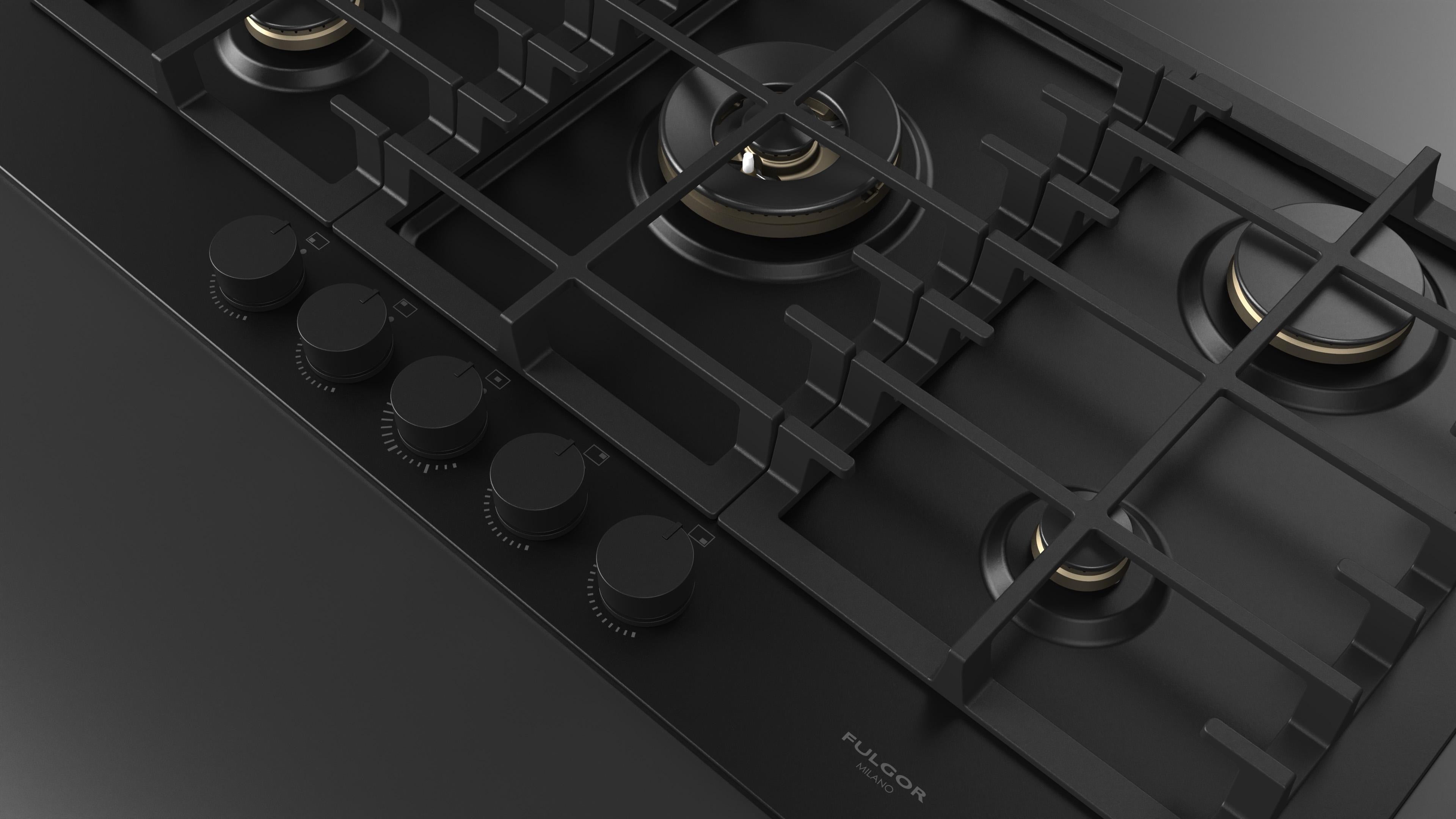 Fulgor Milano Urbantech 90cm Gas Hob - FUH 9041 G DWK MBK