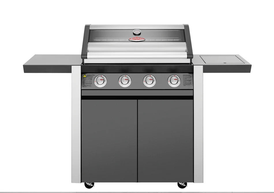 BeefEater 1600E Series - 4 Burner BBQ & Side Burner Trolley