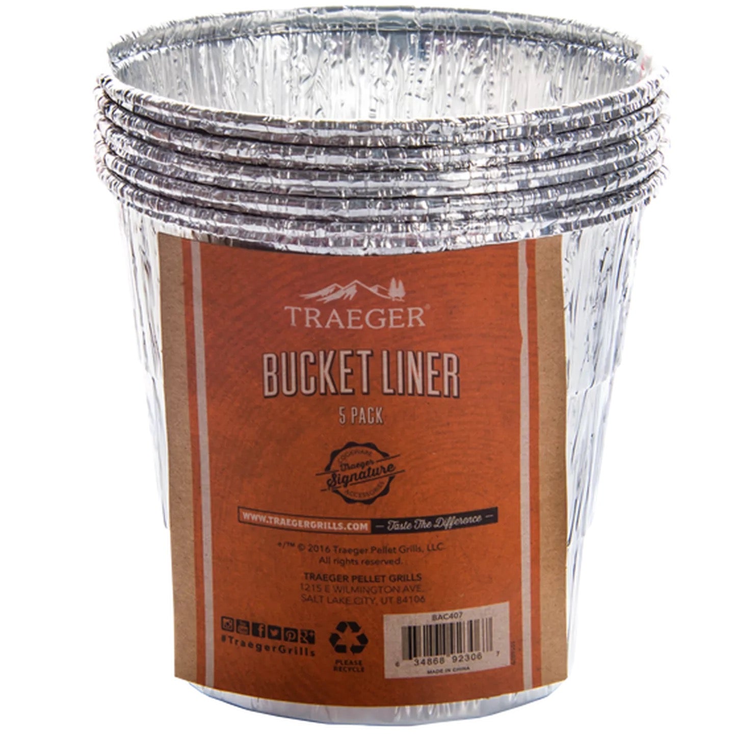 Traeger Bucket Liner 5 Pack
