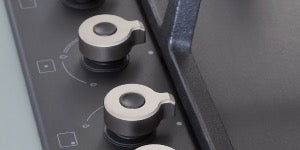 Bertazzoni 90 cm Gas hob with lateral dual wok Professional Series - P905LPROX / P905LPRONE