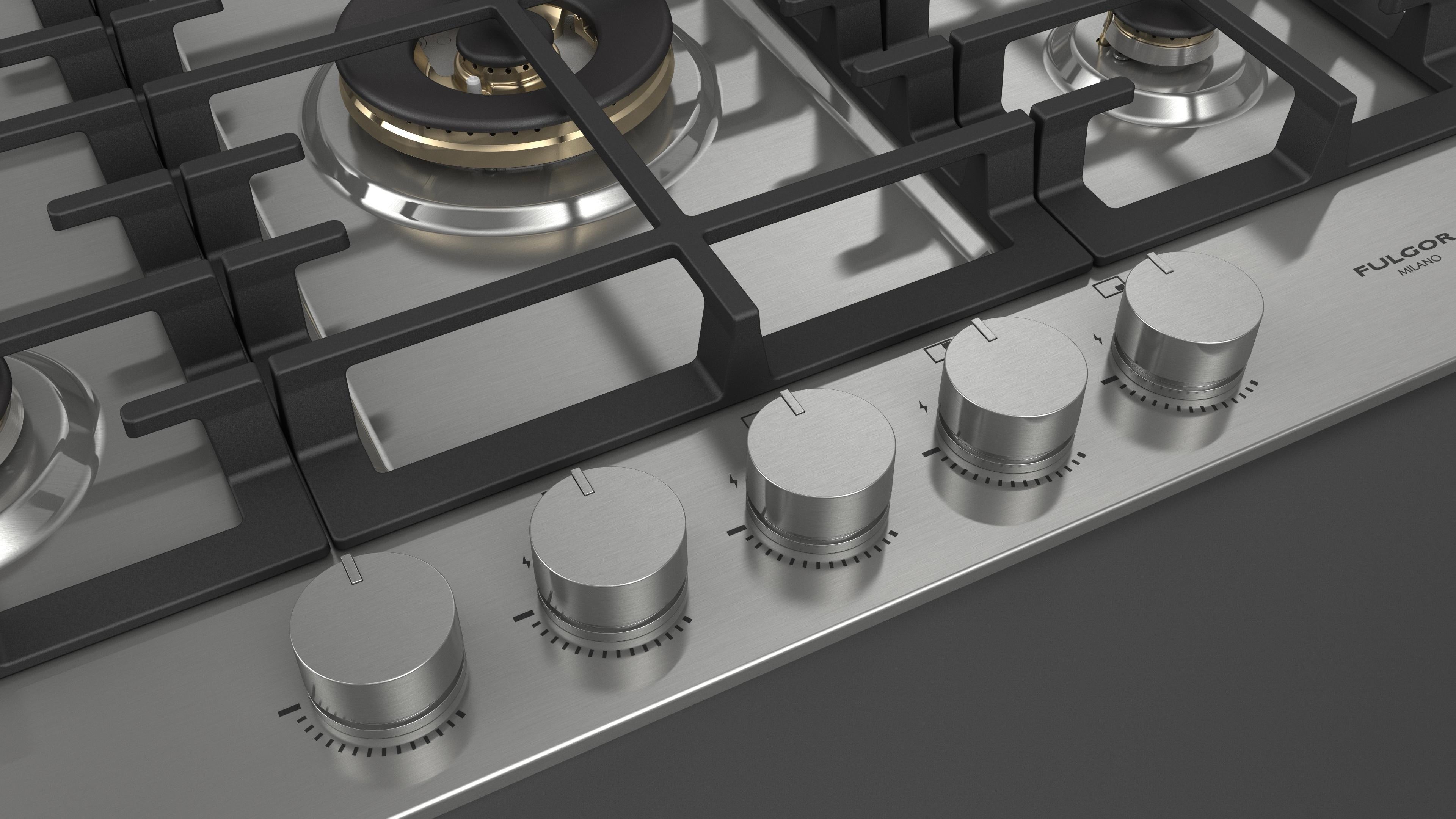 Fulgor Milano 75cm Gas Hob - FPH 7541 G WK X