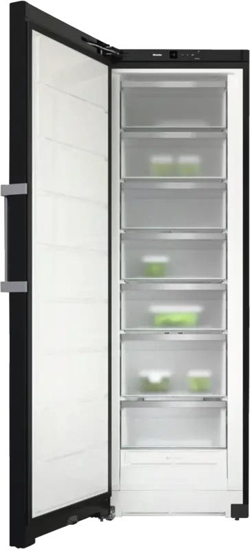 Miele FNS4782D Freestanding Freezer in Black Steel