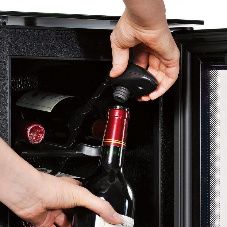 EuroCave 12-bottle wine bar - brings wine to the correct temperature and preserves open bottles