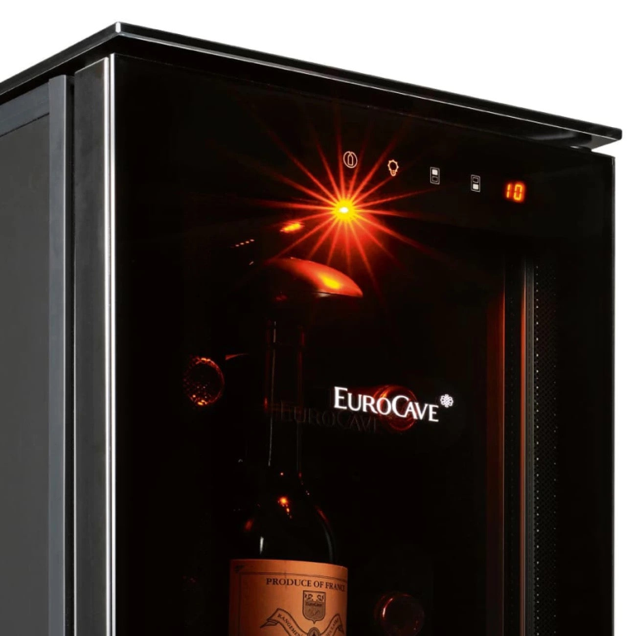EuroCave 12-bottle wine bar - brings wine to the correct temperature and preserves open bottles