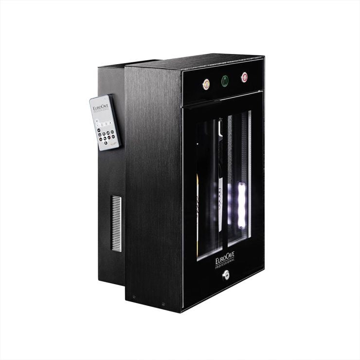 EuroCave 2-bottle wine bar - brings wine to the correct temperature and preserves open bottles