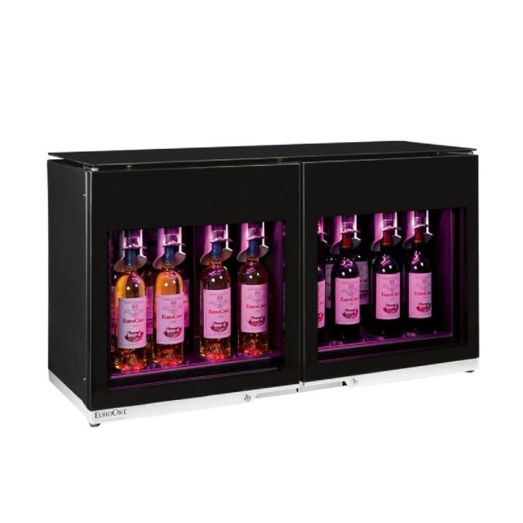 EuroCave 8-bottle wine bar - brings wine to the correct temperature and preserves open bottles