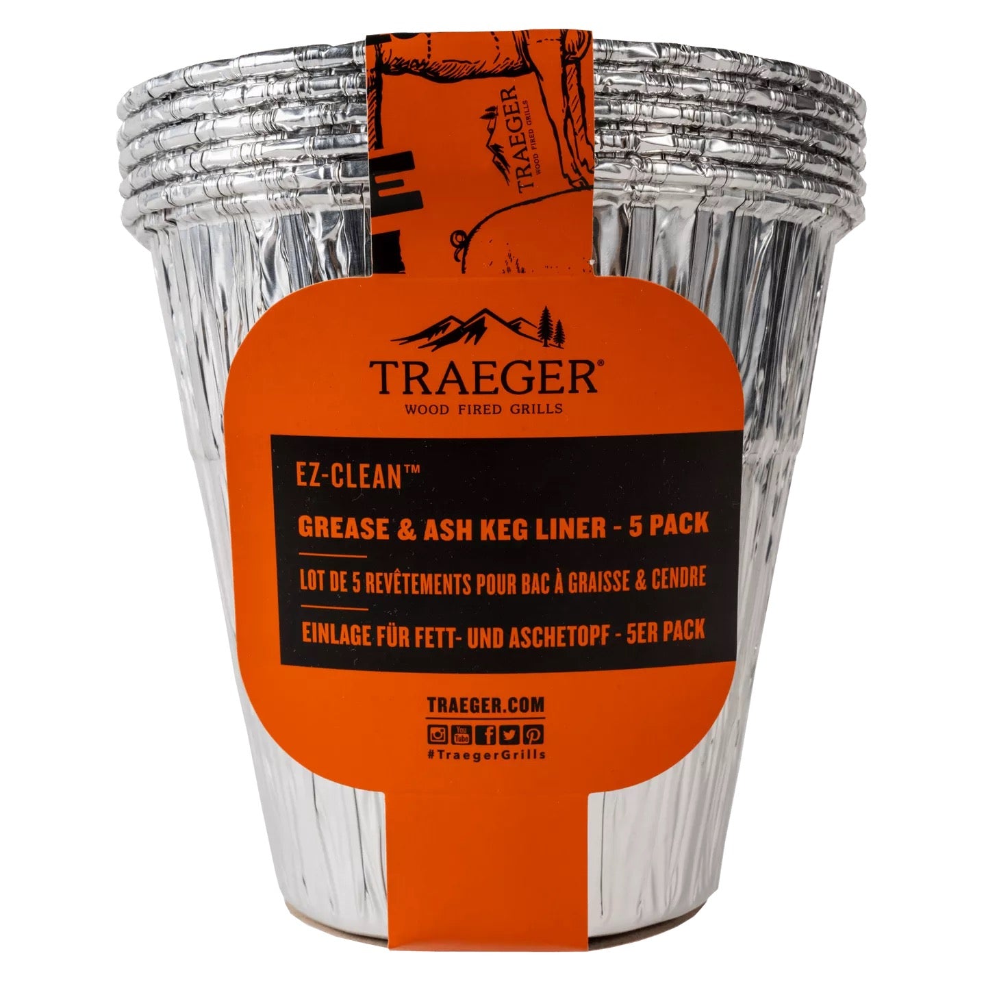 Traeger EZ-Clean Grease and Ash Keg Liners
