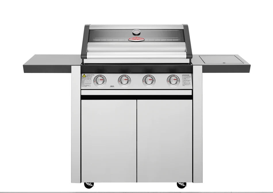 BeefEater 1600S Series - 4 Burner BBQ & Side Burner Trolley