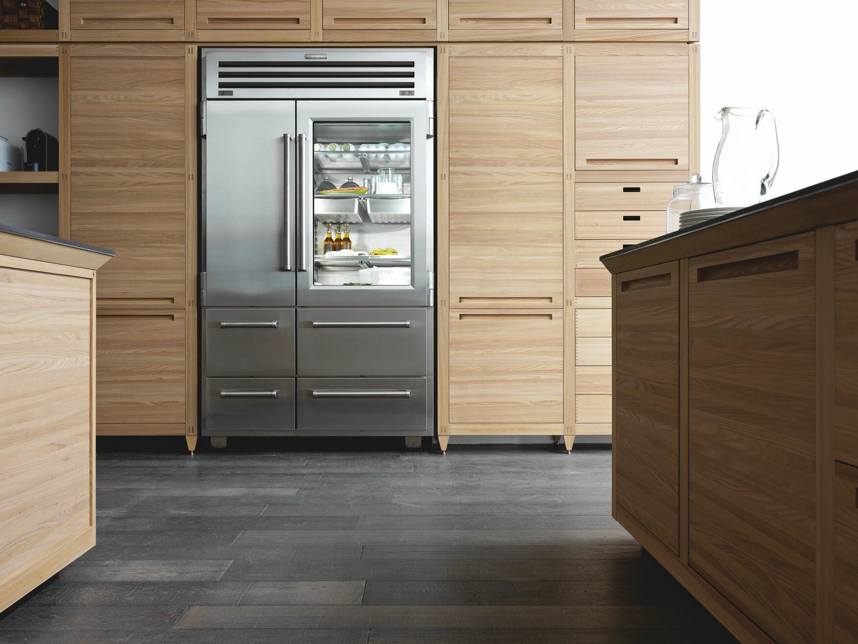 Sub-Zero PRO Refrigerator/Freezer with Glass Door ICBPRO4850G