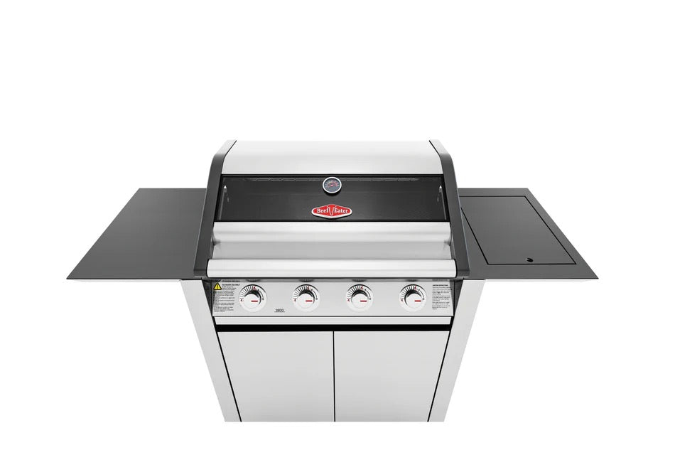 BeefEater 1600S Series - 4 Burner BBQ & Side Burner Trolley