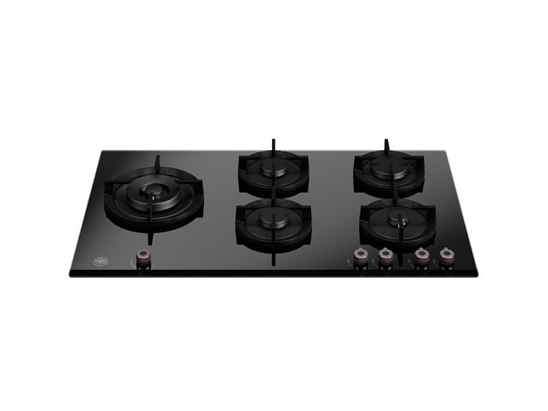 Bertazzoni 90 cm gas on glass hob with lateral wok Professional Series - P905LPROGNE