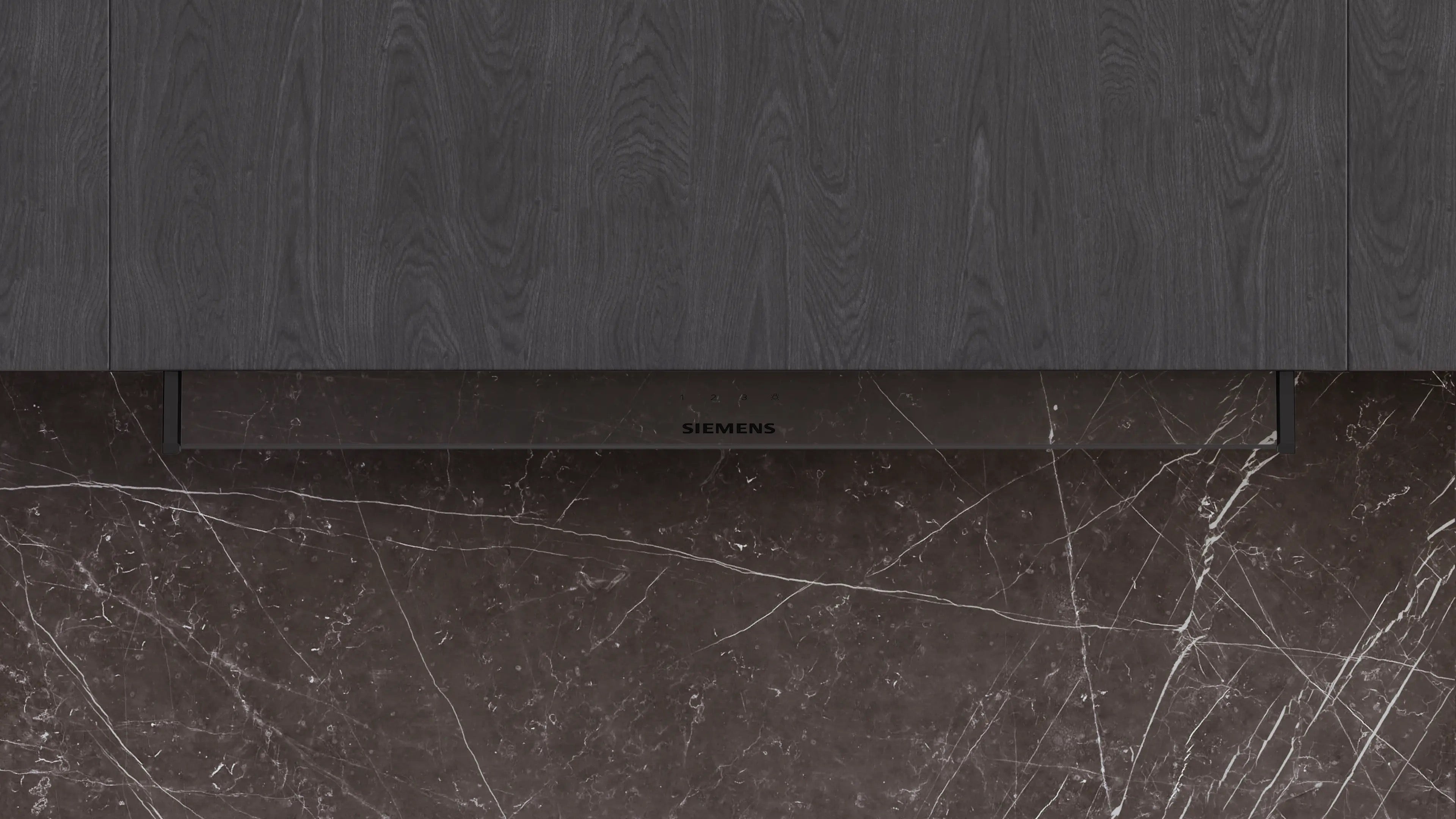 Siemens iQ300 Integrated Design Hood 80 cm clear glass, Matt black - LJ85BCC60B