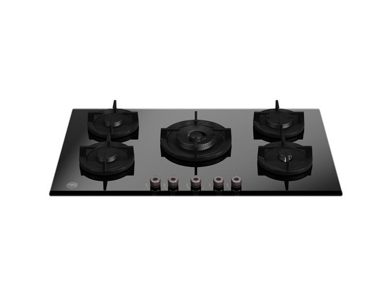 Bertazzoni 90 cm gas on glass hob with central wok Professional Series - P905CPROGNE