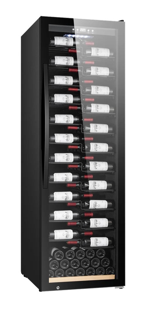 MQuvee Free Standing Wine Fridge - WineExpert 192 Fullglass Black Label-View