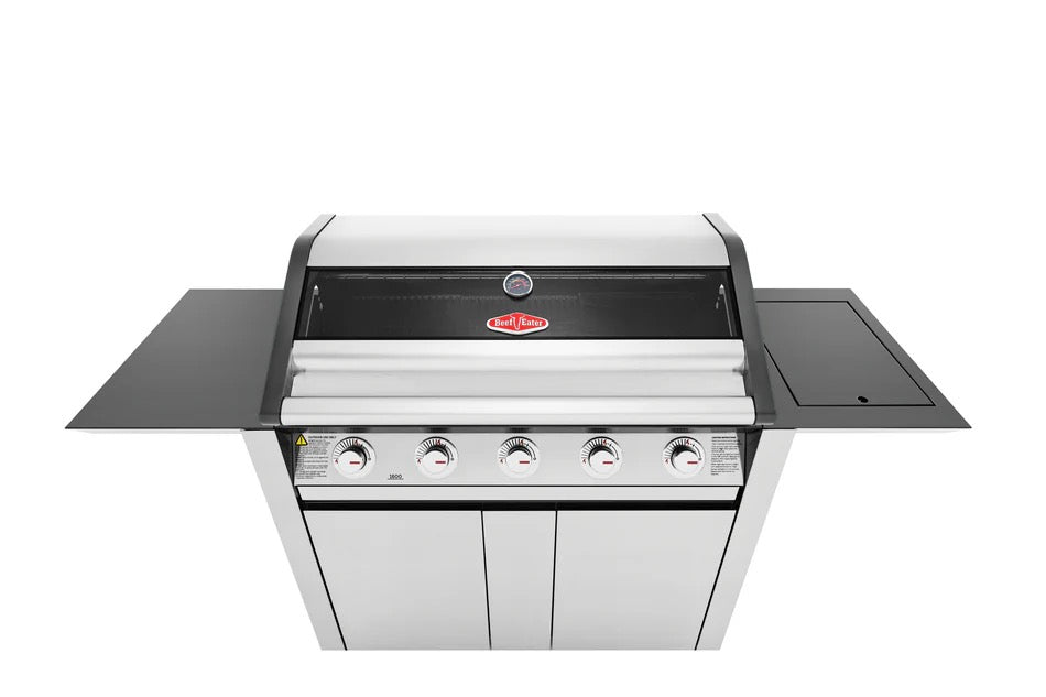 BeefEater 1600S Series - 5 Burner BBQ & Side Burner Trolley