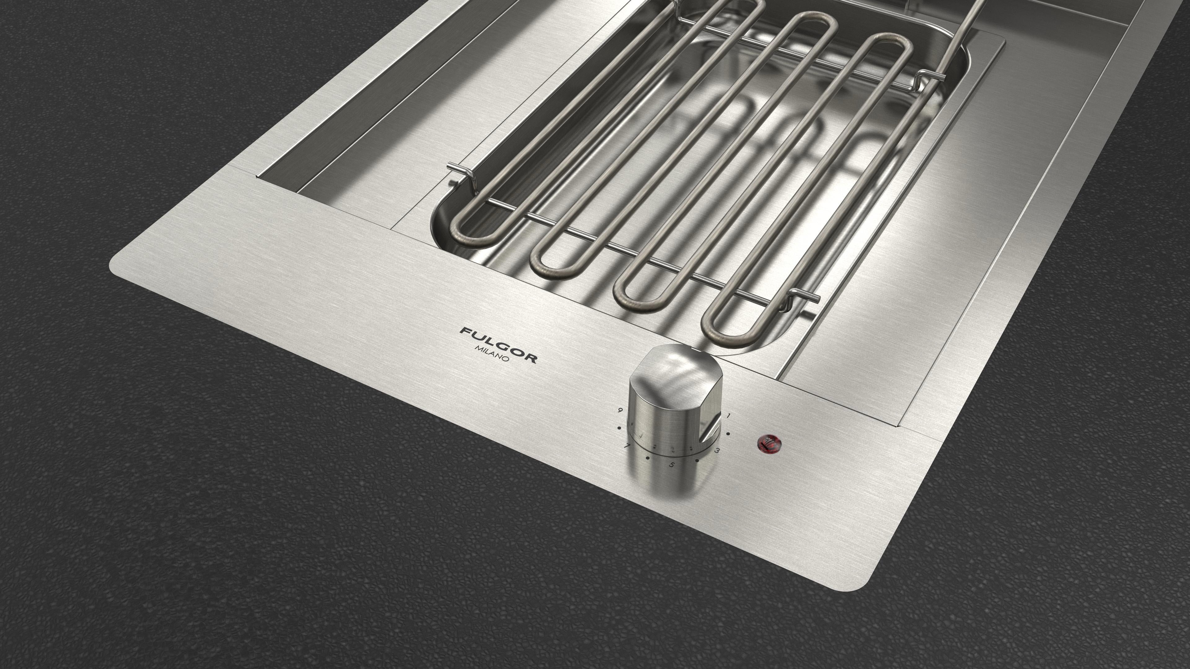 Fulgor Milano Electric Barbecue Grill 40cm - CPH 401 BQ X