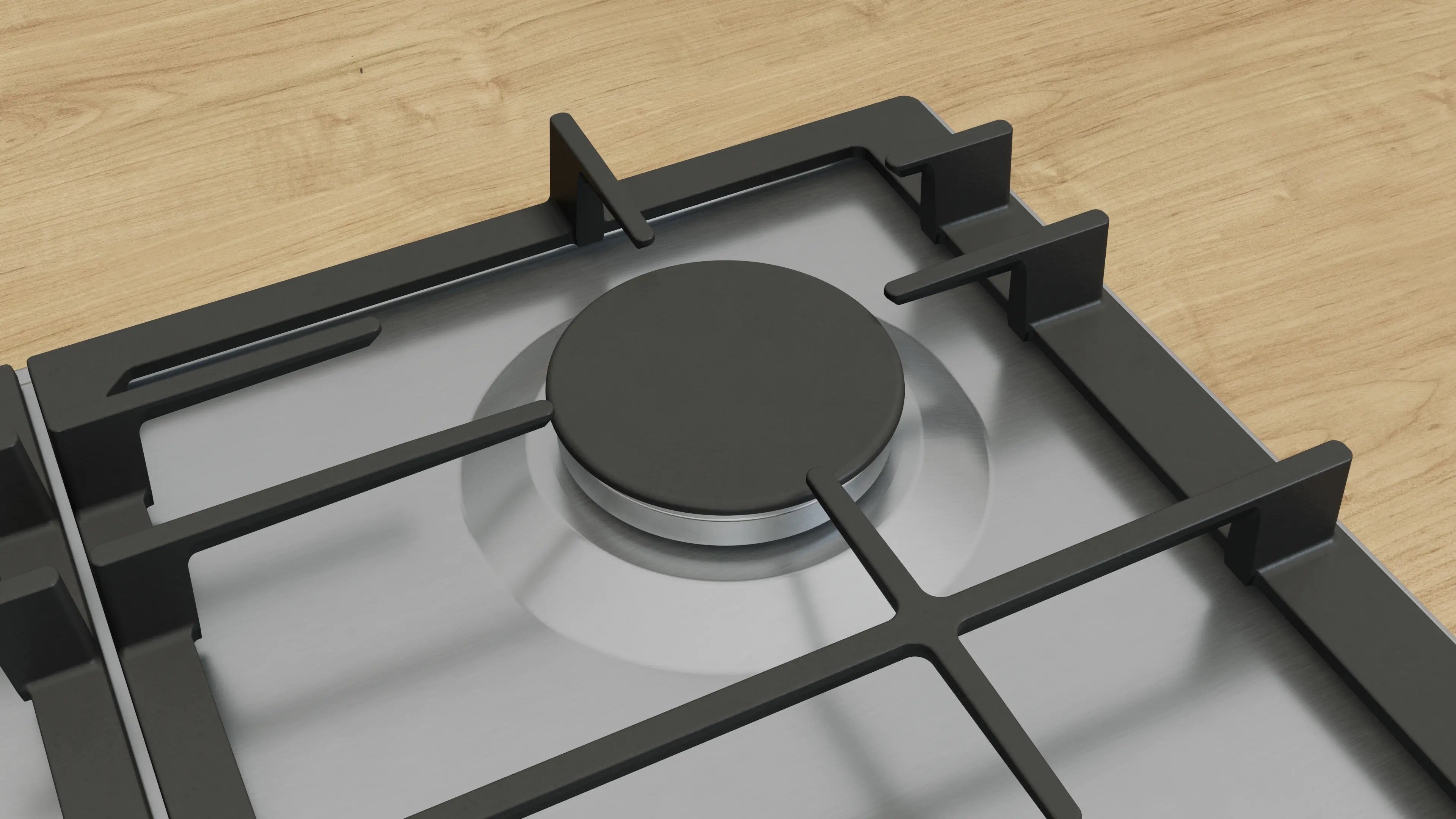 Bosch Series 6 Gas hob 90 cm Stainless steel - PCR9A5I90