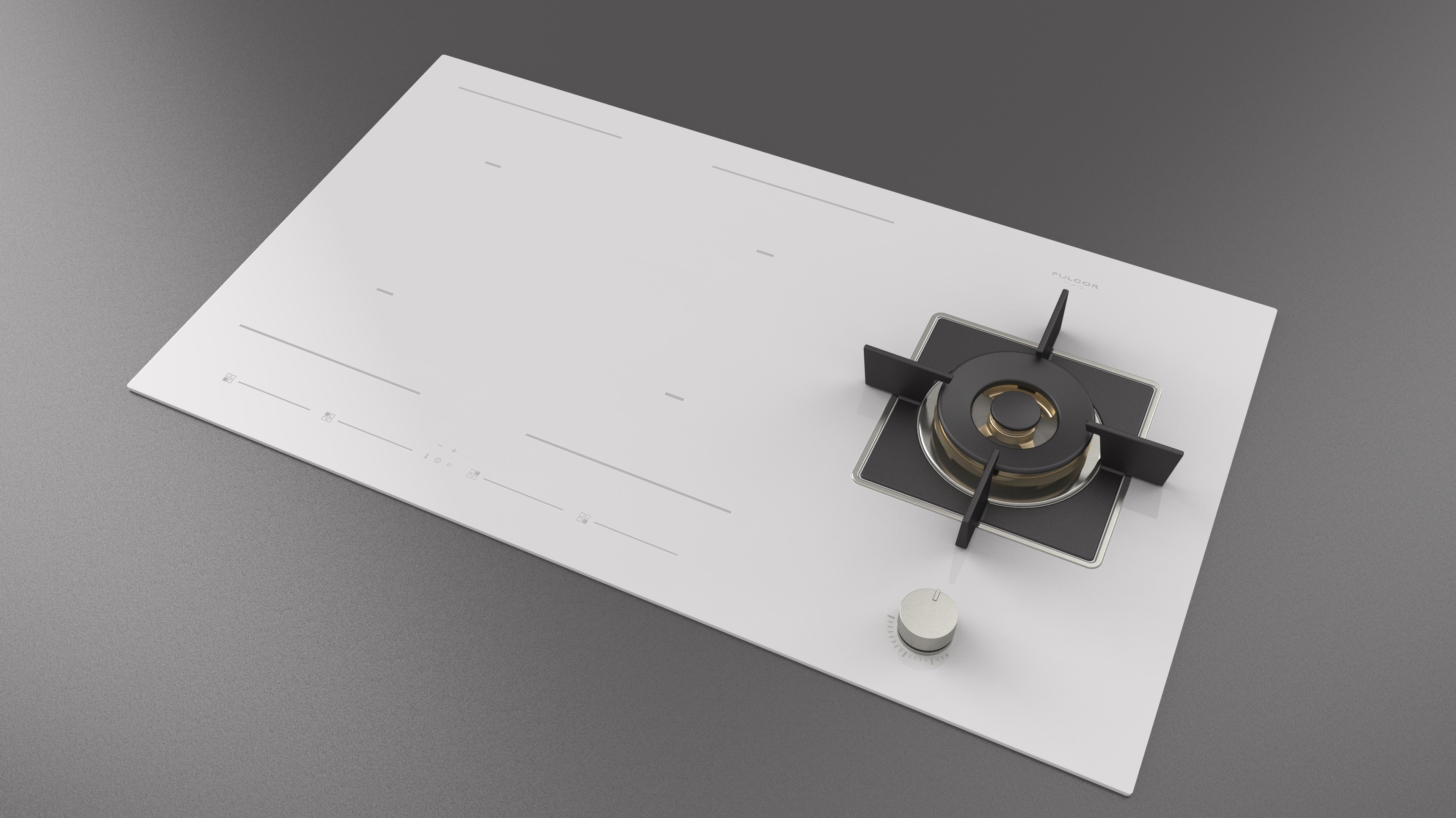 Fulgor Milano 90cm Hybrid Hob - FCHH 905 ID TS G DWK WH