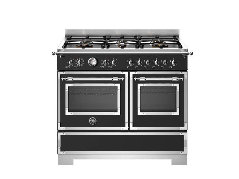 Bertazzoni 100cm Heritage Series 6 Burner Electric Double Oven - HER106L2ENET, HER106L2EAVT