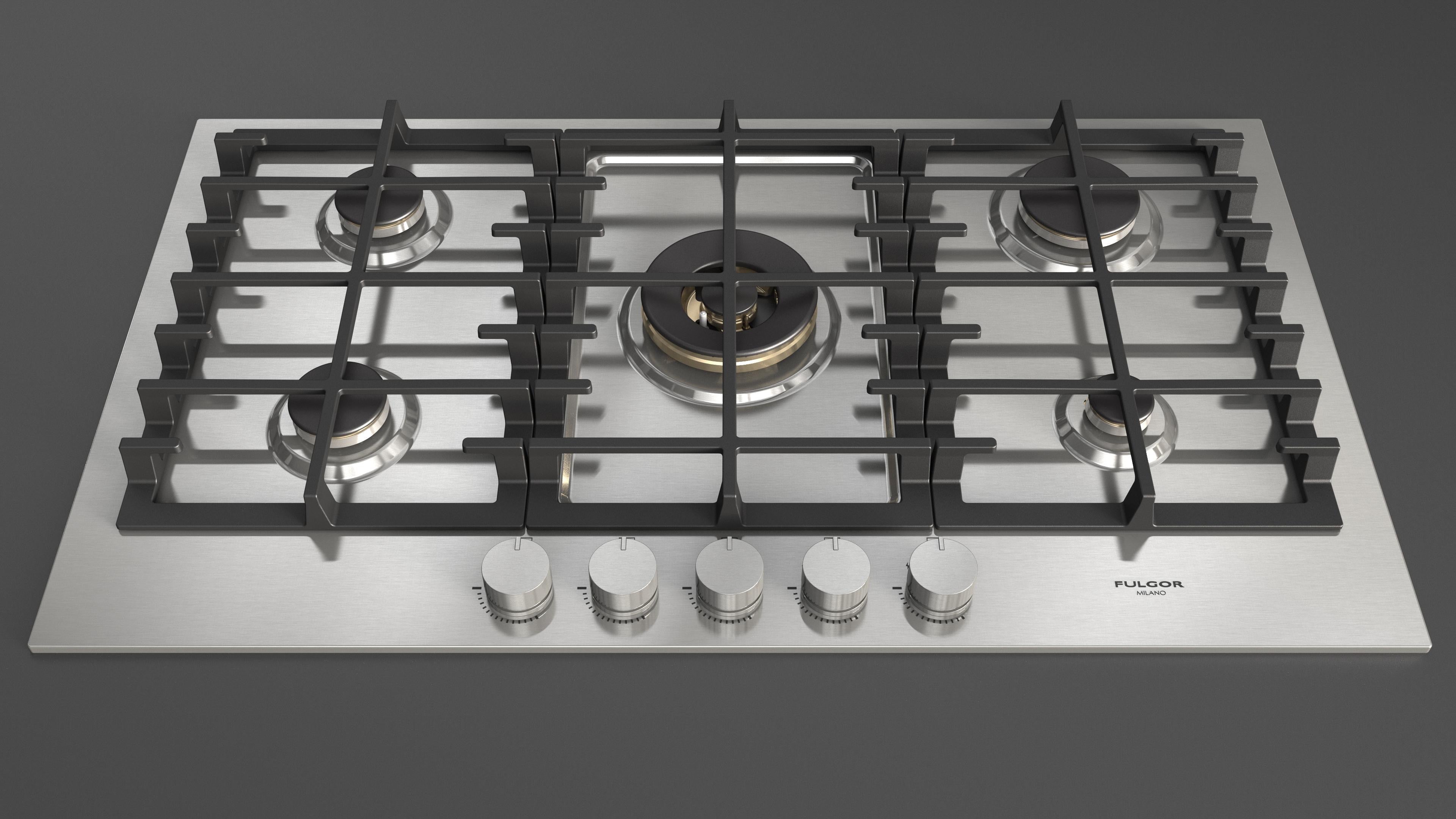 Fulgor Milano 90cm Gas Hob - FPH 9041 G WK X