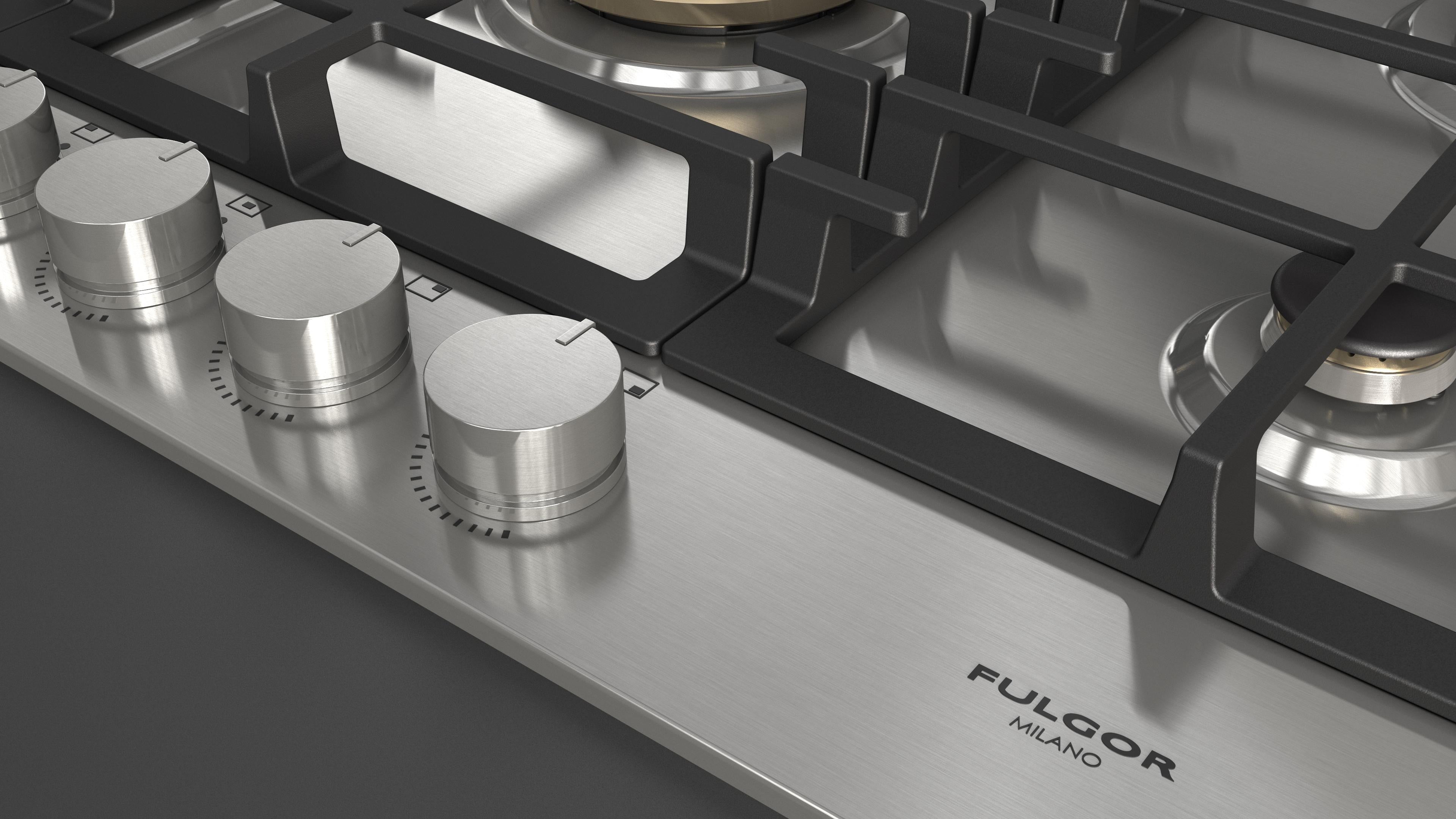 Fulgor Milano 90cm Gas Hob - FPH 9041 G WK X