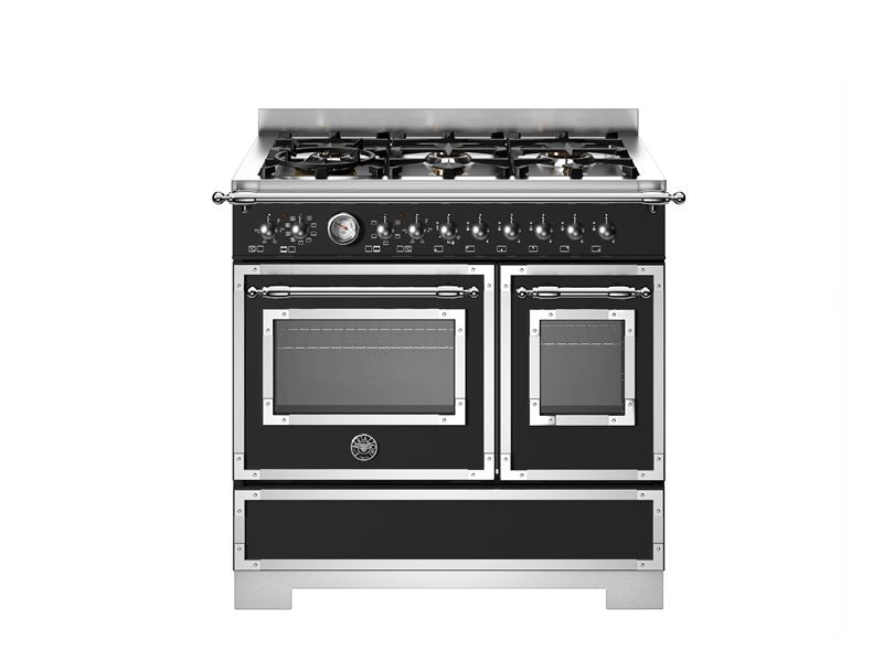 Bertazzoni 90cm Heritage Series 6 Burner Electric Double Oven
