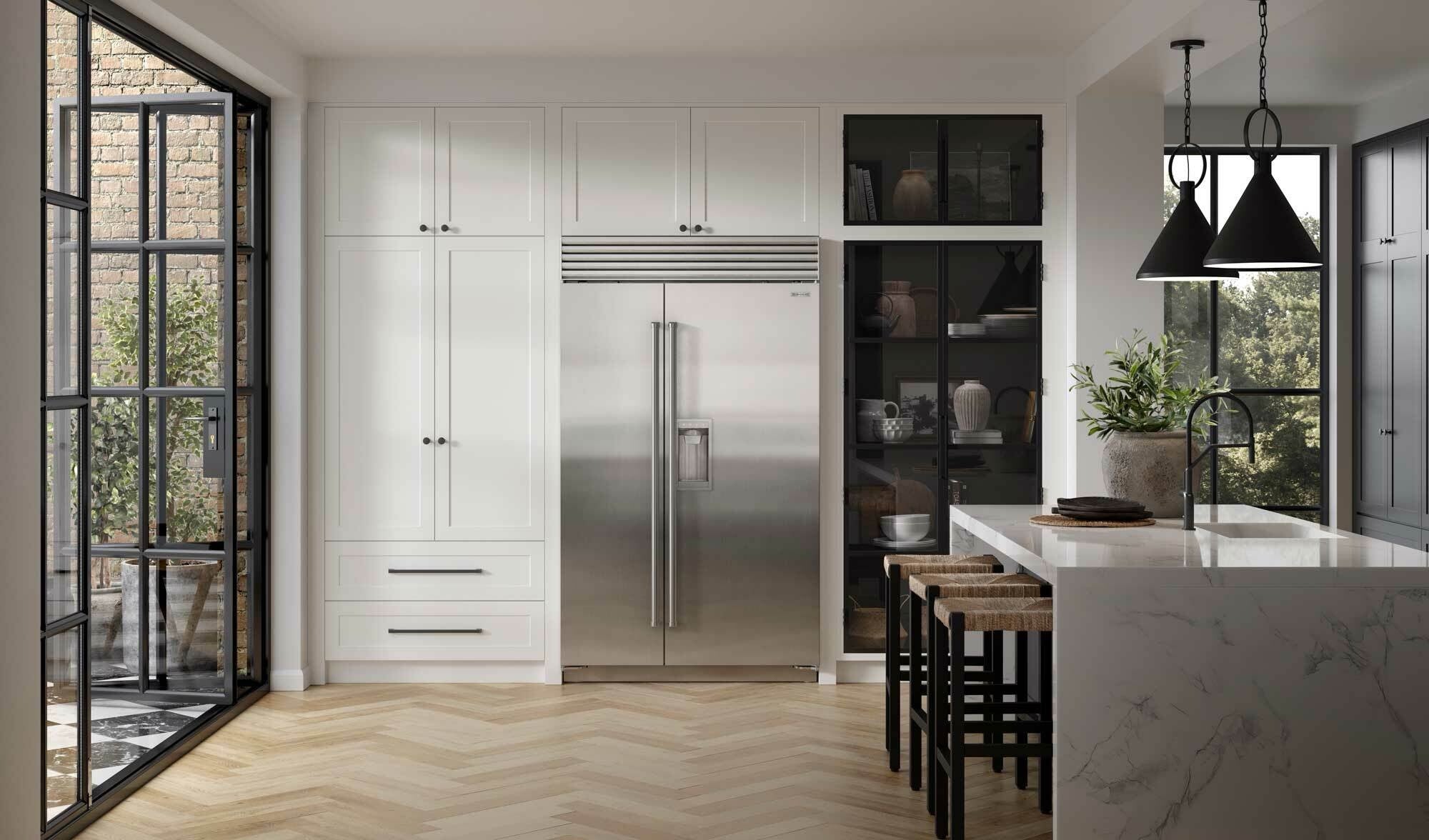Sub-Zero 1219mm Side by Side Fridge Freezer with External Dispenser ICBCL4850SD