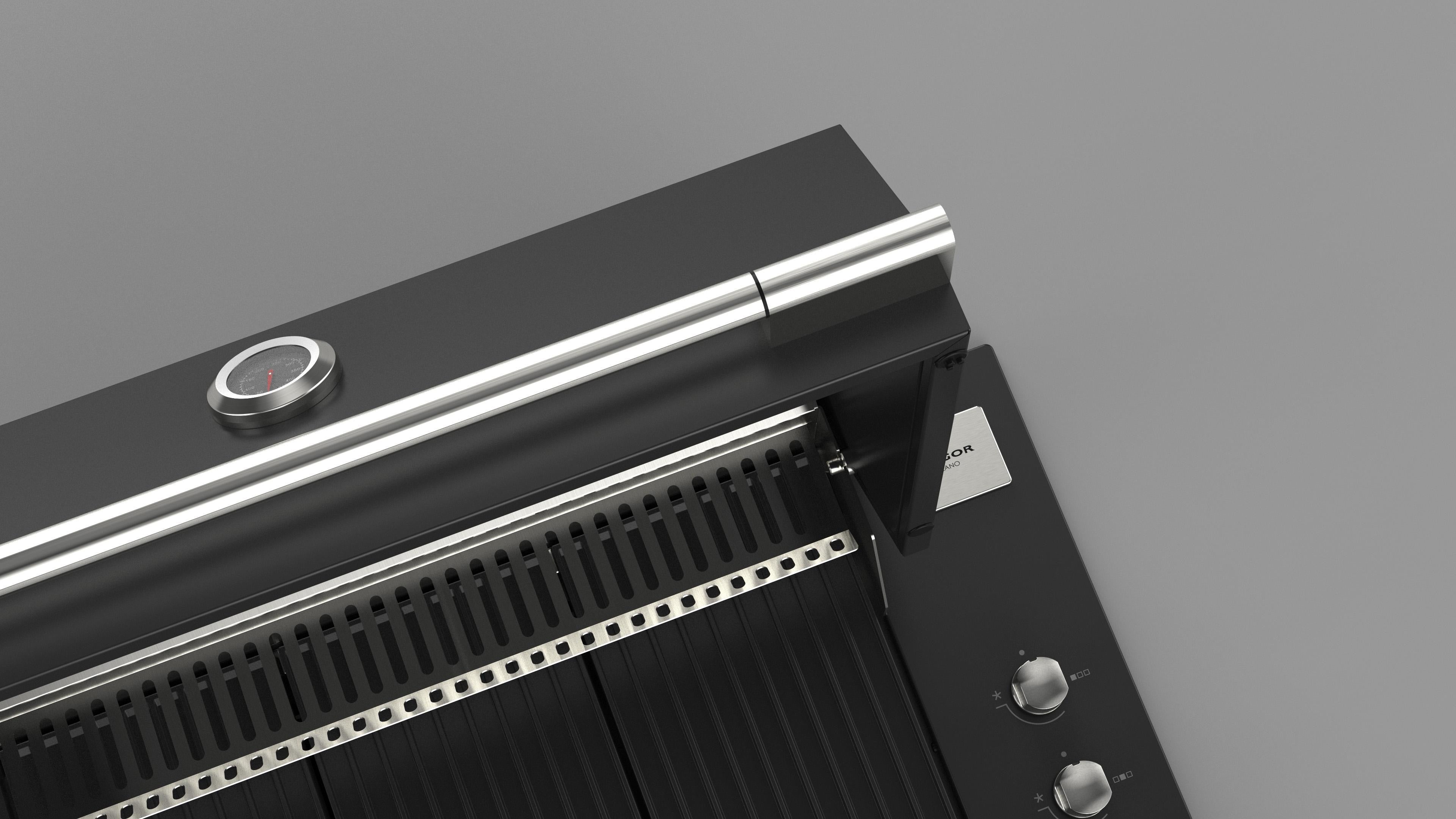 Fulgor Milano 80cm Pro Outdoor Gas Barbecue - FOBQ 803 G MBK