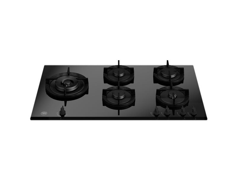 Bertazzoni 90 cm gas on glass hob with lateral wok Modern Series - P905LMODGNE
