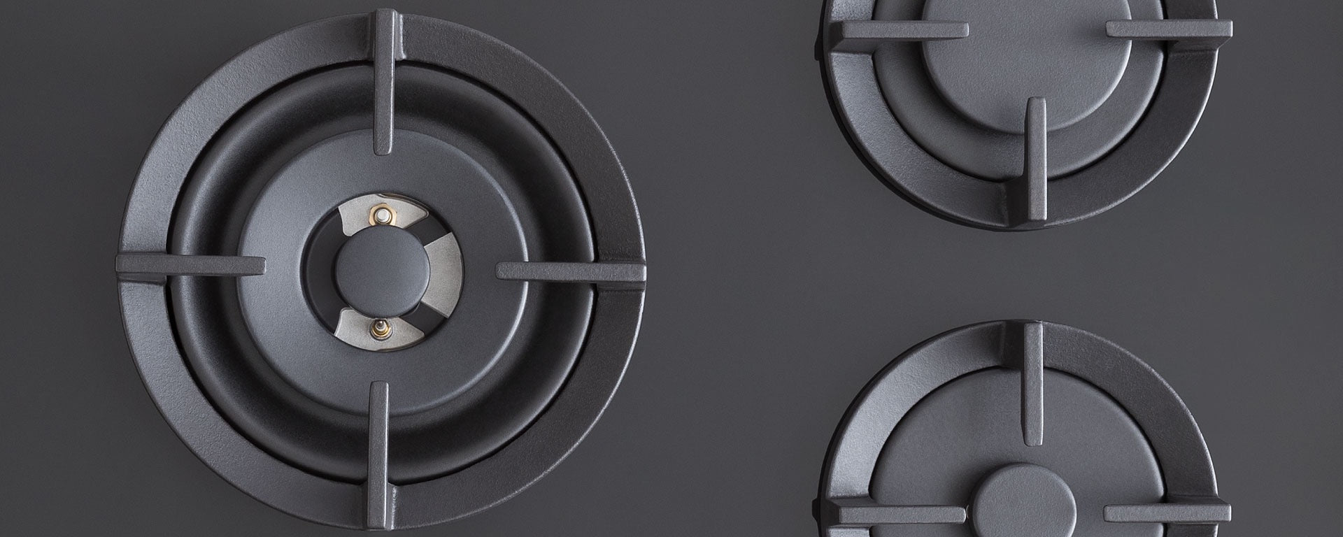 Bertazzoni 90 cm gas on glass hob with central wok Modern Series - P905CMODGNE