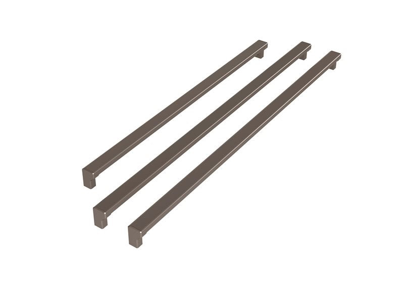 Bertazzoni Professional Series Handle Kit in Titanium for French Door Refrigerator
