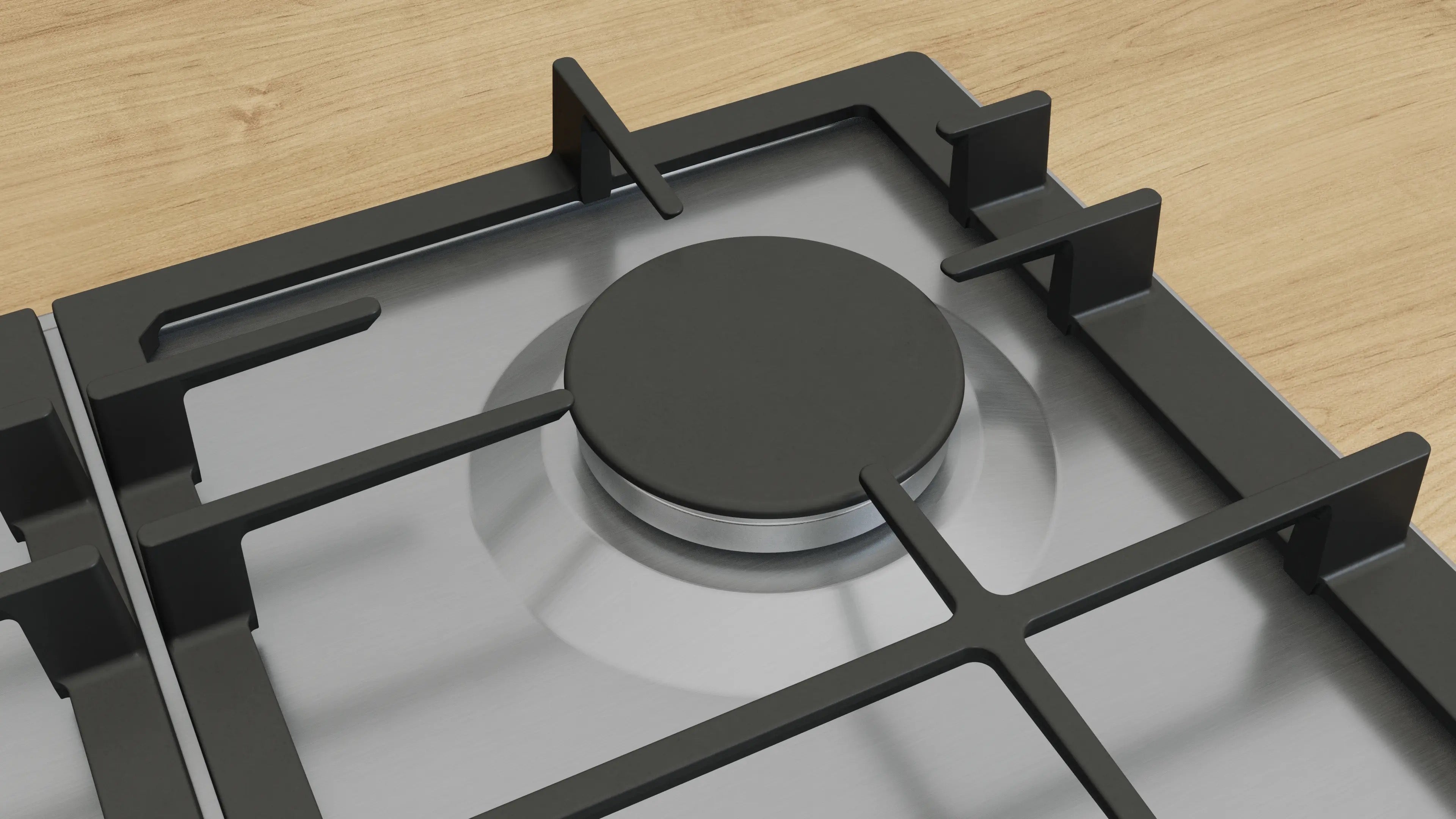 Bosch Series 6 Gas hob 60 cm Stainless steel - PCP6A5I90