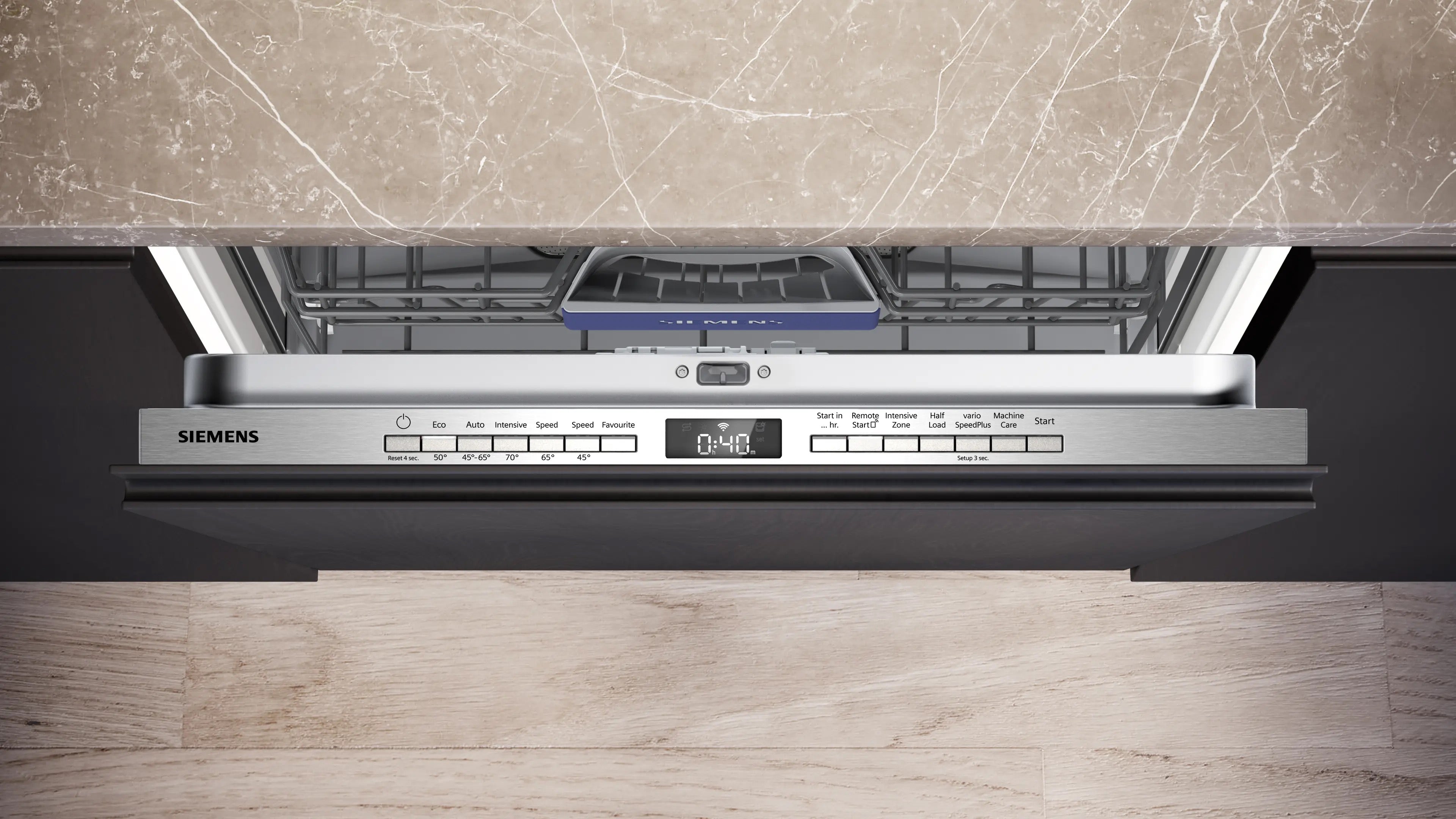 Siemens iQ300 Fully-integrated dishwasher 60 cm , varioHinge - SX73HX03VG
