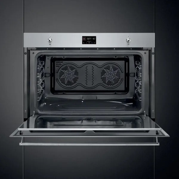 Smeg 90cm Classic Multifunction Single Oven Stainless Steel - SF9302TX