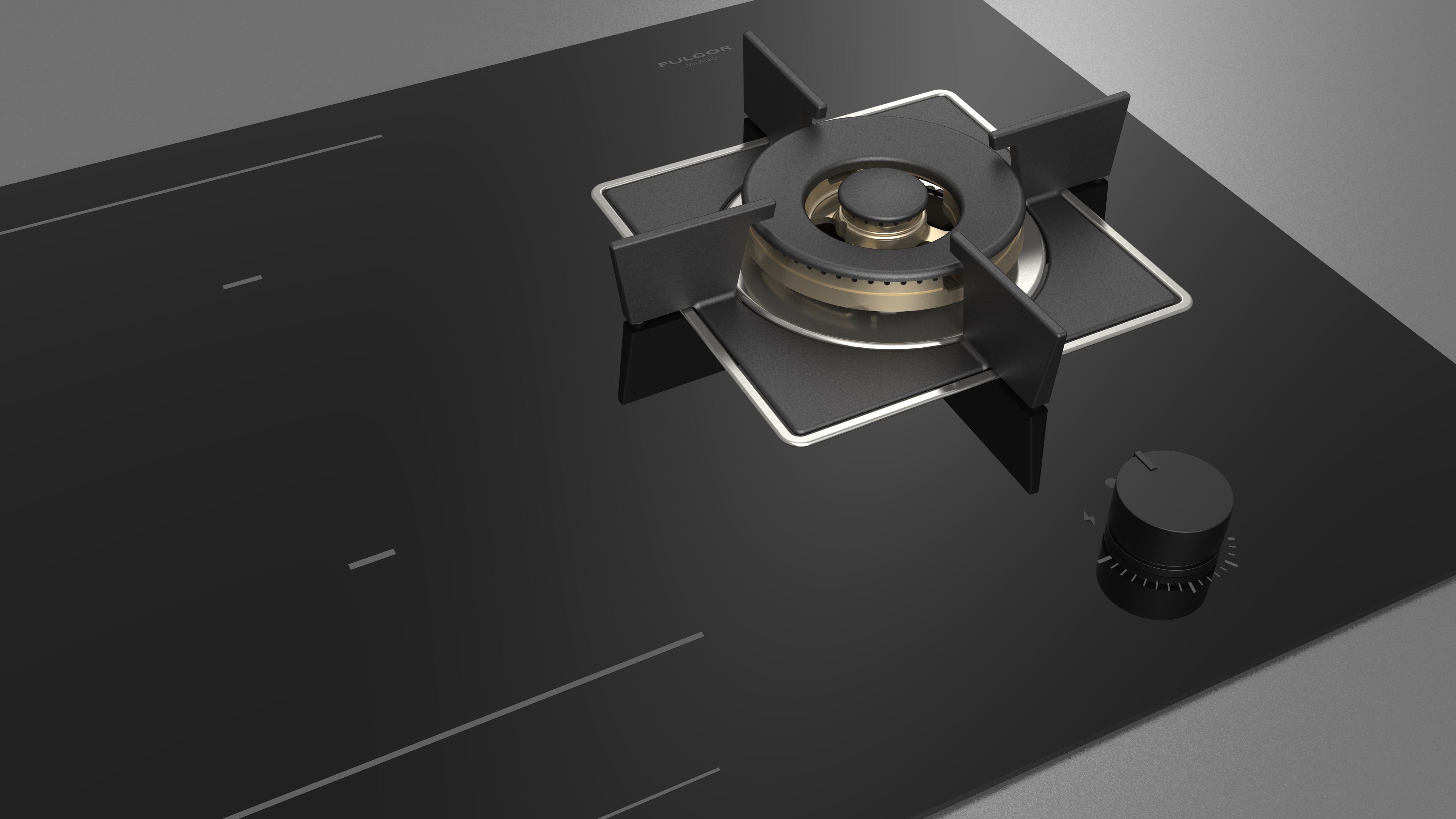Fulgor Milano 90cm Hybrid Hob - FCHH 905 ID TS G DWK BK