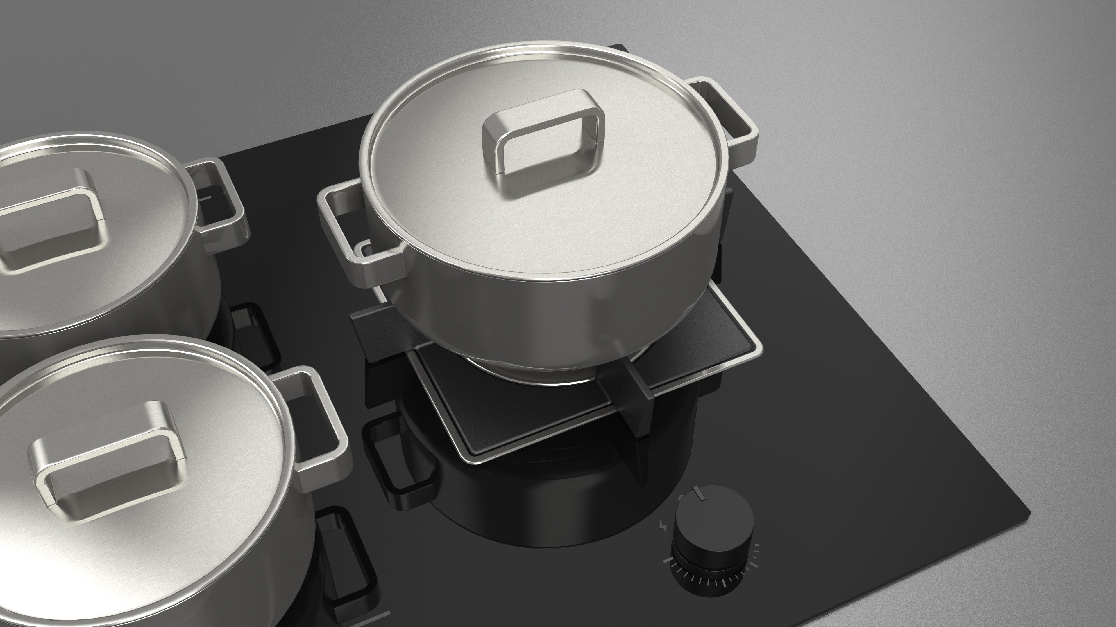 Fulgor Milano 90cm Hybrid Hob - FCHH 905 ID TS G DWK BK
