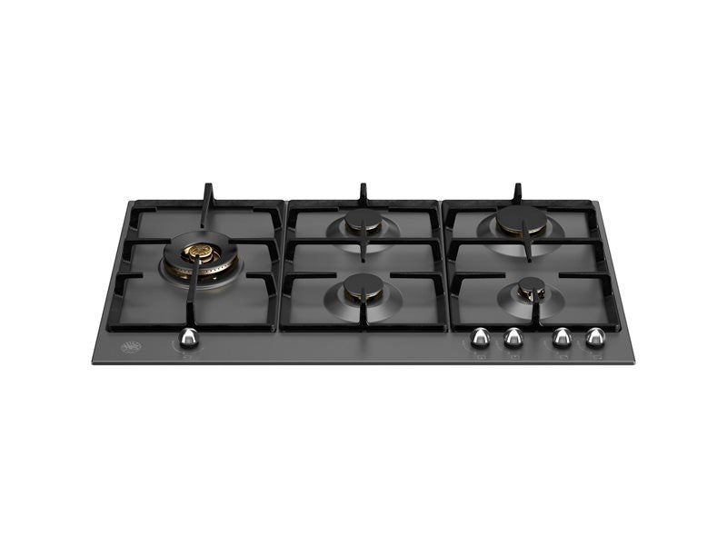 Bertazzoni 90 cm Gas hob with lateral dual wok Heritage Series - P905LHERNE / P905LHERAX